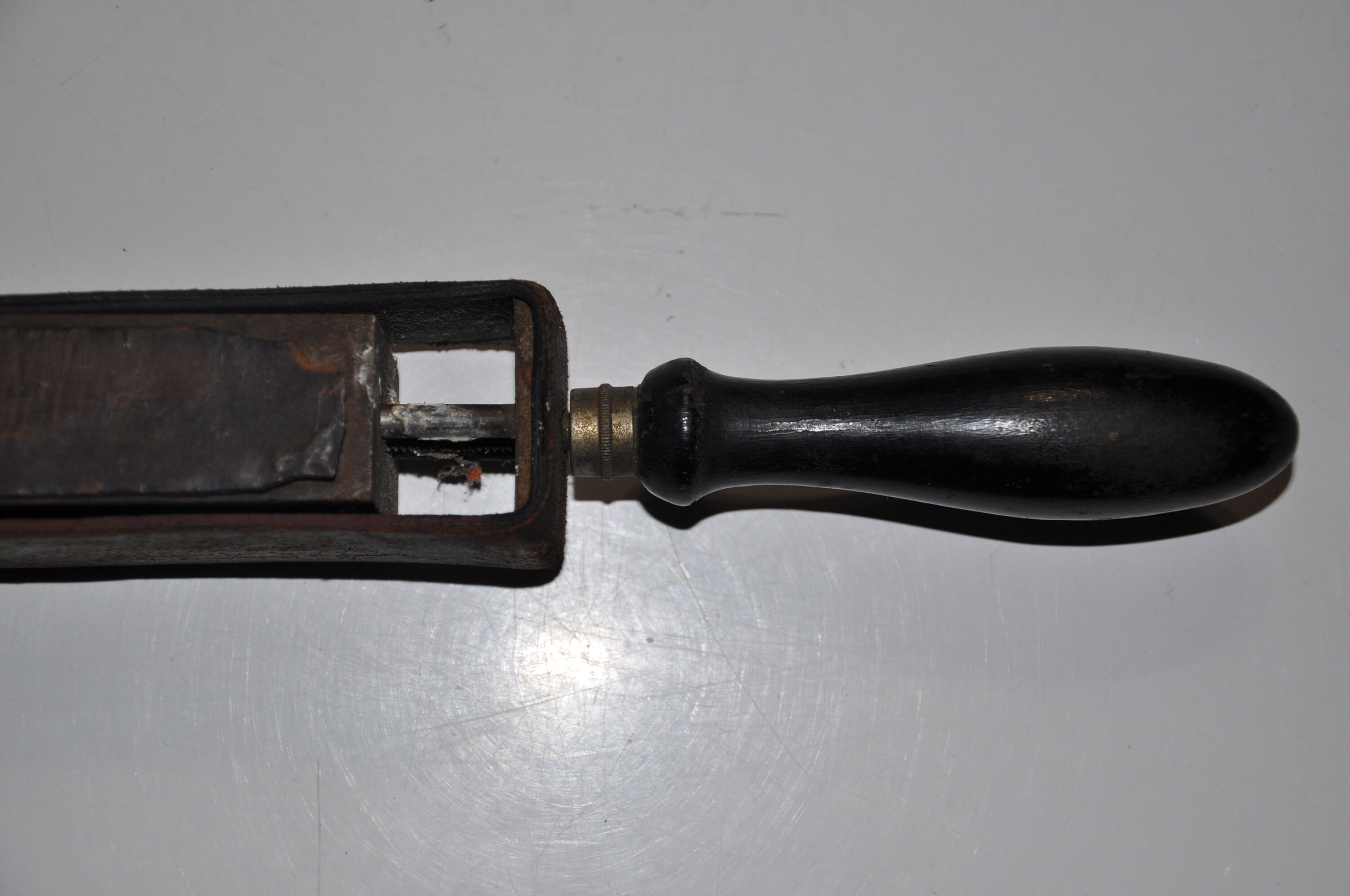 Vintage 14 Leather Razor Strop Sharpener with Black Wood Etsy