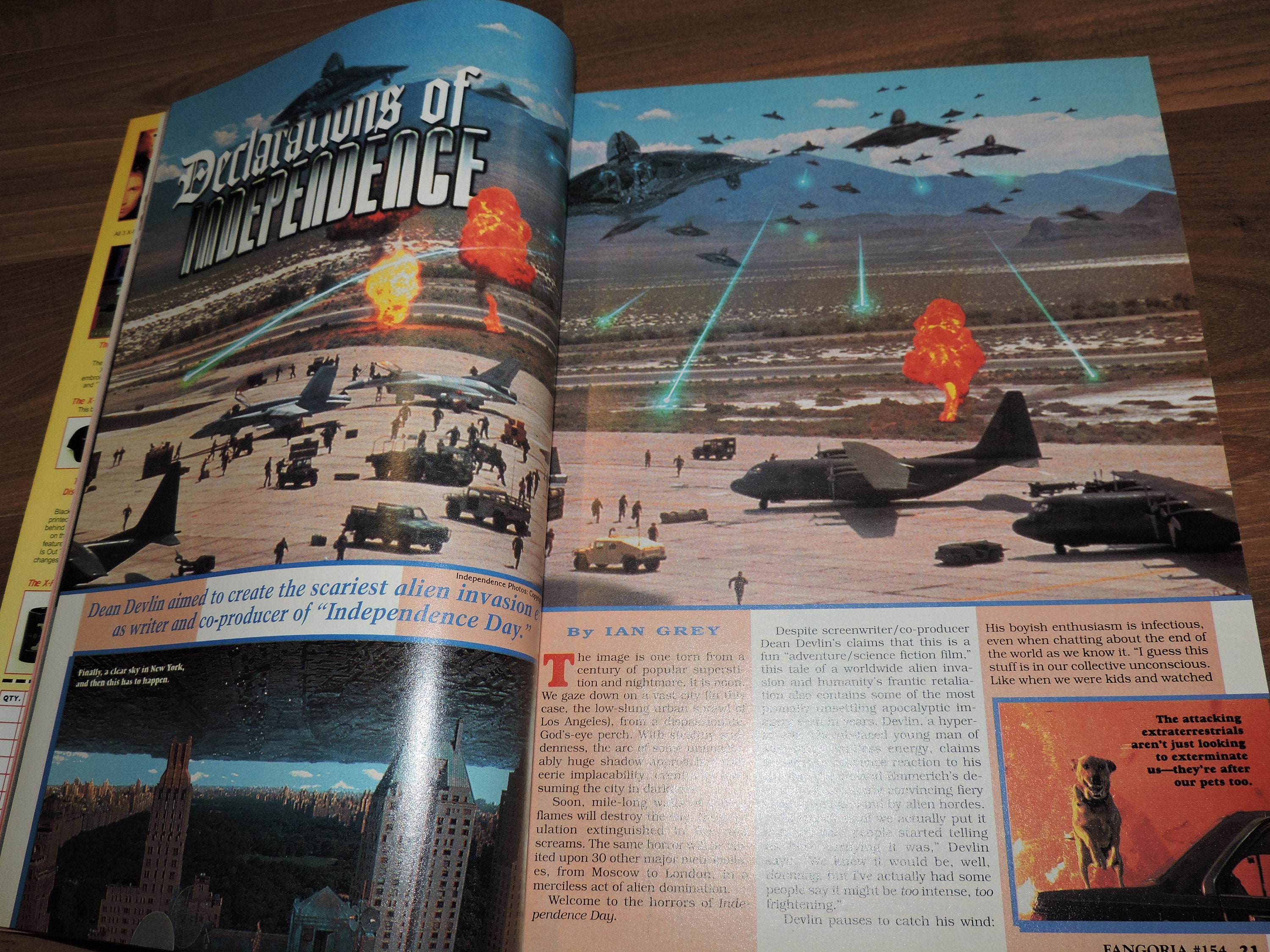 FANGORIA Horror Entertainment Magazine Issue #168 1997 Starship Troopers  Cover - Etsy Israel, image size:3000x2250