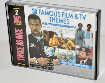 38 Famous Film & TV Themes 1988 Vintage 2x Cassette Tape Set