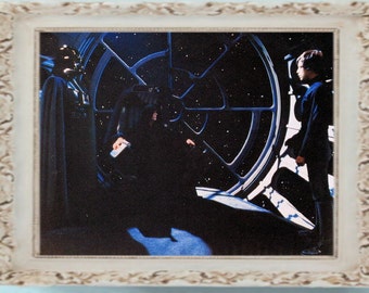 Vader vs Luke Final Duel Star Wars: Episode VI - Return of the Jedi (1983) Vintage Science Fiction Movie Print