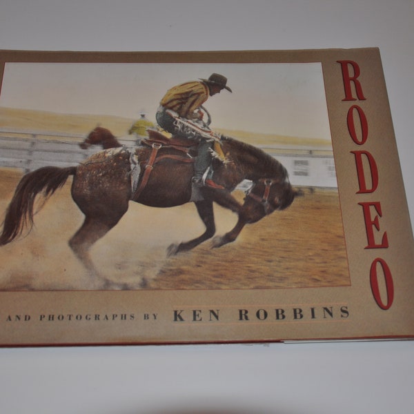 RODEO Vintage Hardcover Book With Dust Jacket