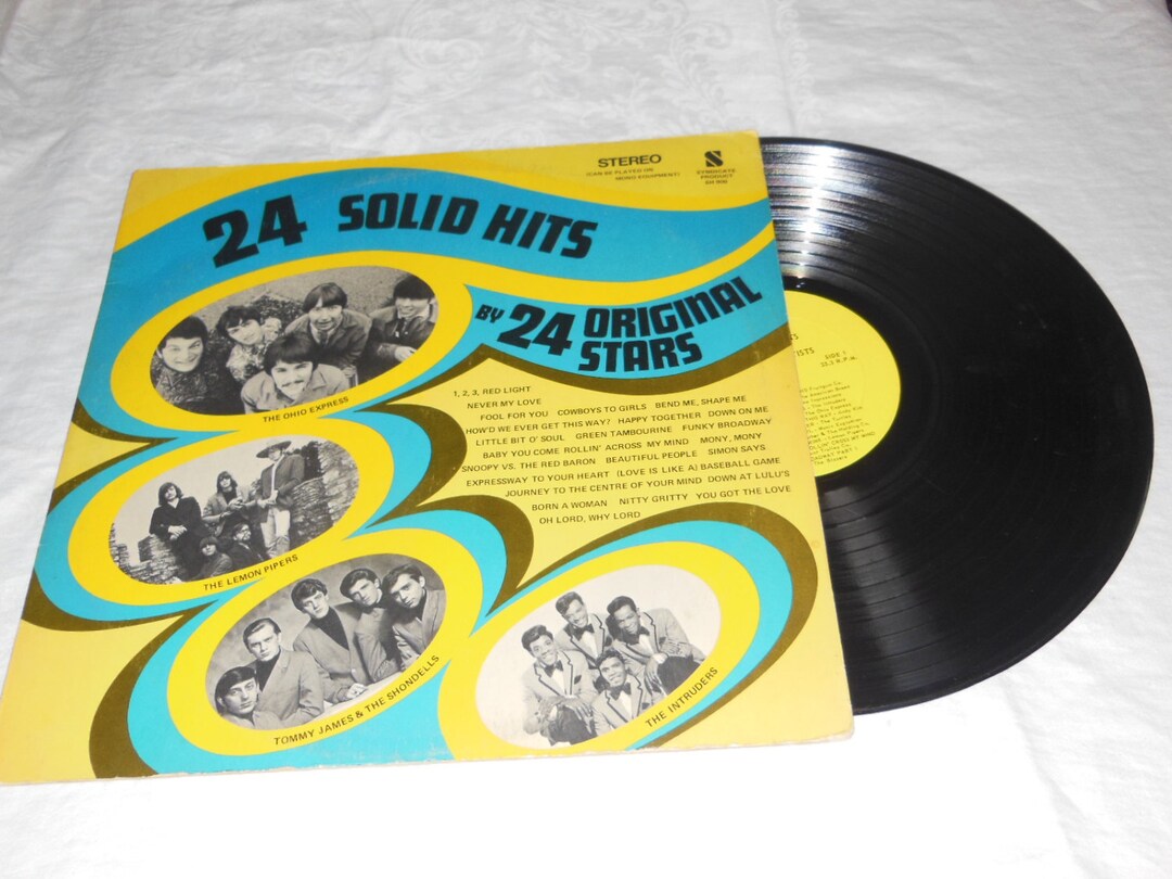 24 Solid Hits by 24 Original Stars 12" Record LP - Etsy Canada