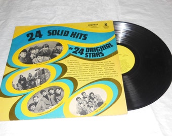 24 Solid Hits By 24 Original Stars 12"  Record LP