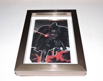 Framed Vintage Star Wars Art Print - Darth Vader