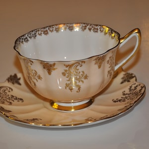 Vintage Shelley  Tea Cup And Saucer Fine Bone China