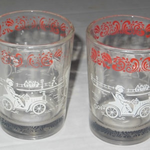 Pair Of Swanky Swigs Vintage Collectible Drinking Glasses Glassware x 2