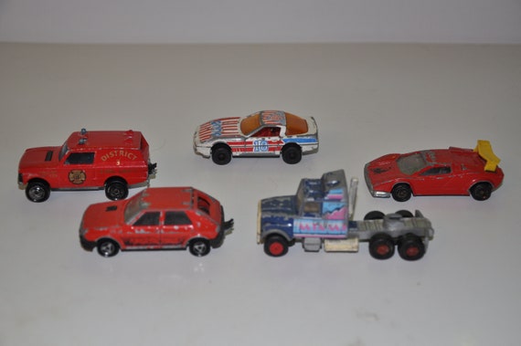 Lot of 5 Majorette Vintage Die-cast Cars Vehicle Toys 