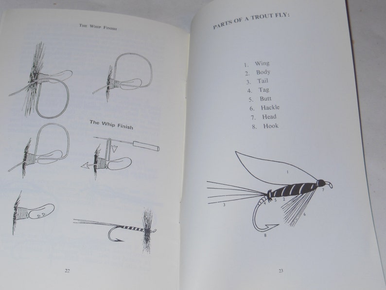 Fly Tying For The Beginner Trout Paperback Book / Booklet Etsy