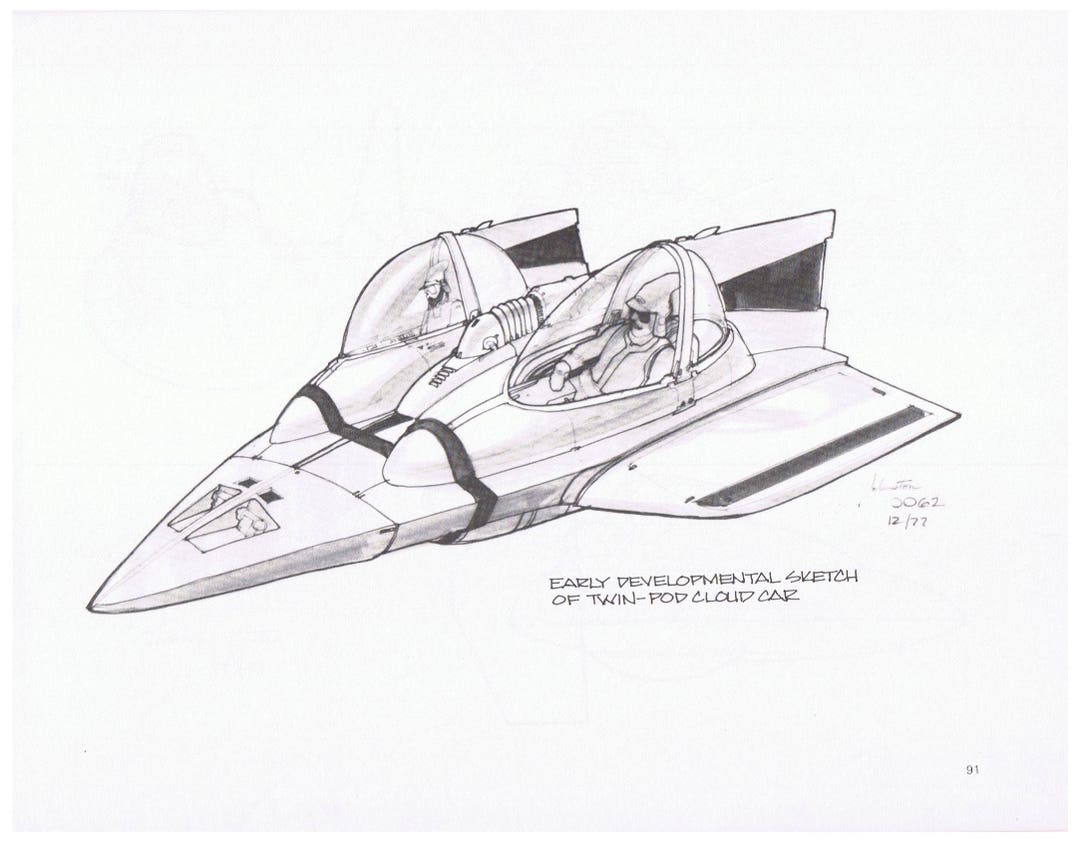 レトロ　未開封STAR WARS Cloud Car レトロ 未開封STAR WARS Cloud Car