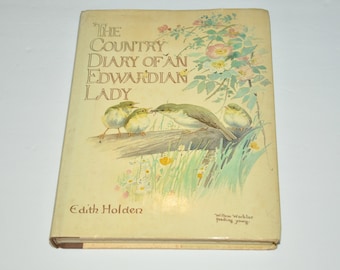 Das Country-Tagebuch einer Edwardian Lady Edith Holden Hardcover Buch mit Staub Jacke