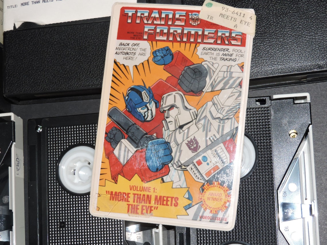 3x 1984 TRANSFORMERS Cartoon Episodes Betamax Tapes Etsy