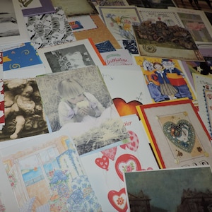 Bulk Lots of 50x Vintage Unused Birthday & Greeting Cards
