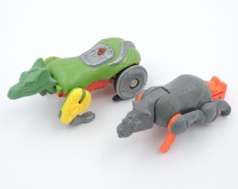 1996 & 2000 Takara Transformers Beast Machines Rattrap McDonald's Happy Meal Toys
