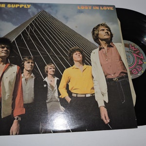 Air Supply Lot - Lost In Love. Greatest Hits, Sel-fTitled Soft Rock Music 12&quot; Vintage Album Vinyl Record + Cassette Tape