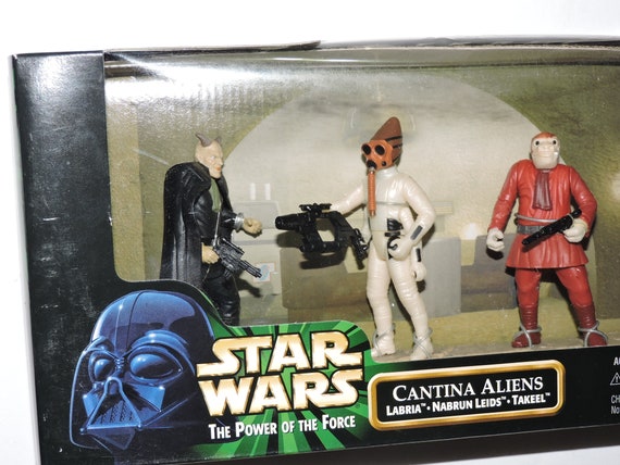 Cantina Showdown 3 Sealed Star Wars Action Figures Set 1997 POTF