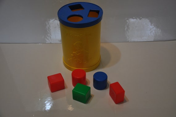 Fisher Price Vintage Shape Sorter Toy Etsy UK