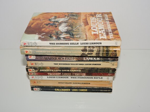 Lot of 13 - Hardcover Leatherette Books From The Louis L'Amour Collection