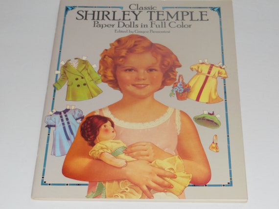 shirley temple paper dolls in full color