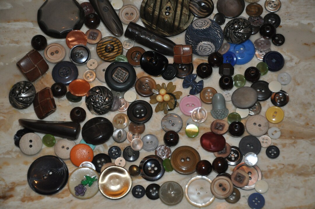 Vintage Buttons Lot - Etsy