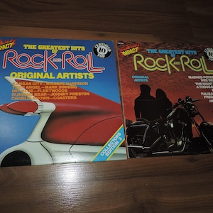 2x The Greatest Hits of Rock and Roll Vol 3 & 6 Music Records Vinyl 12&quot; LP Albums
