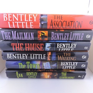Lot of 6 Bentley Little Horror/Thriller Hardcover Books