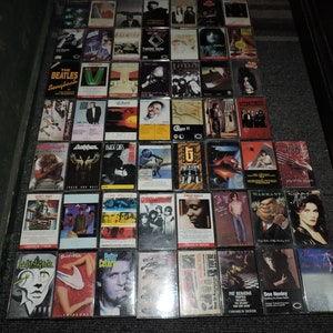 Vintage 1980s Rock & Pop Cassette Tapes - Your Choice