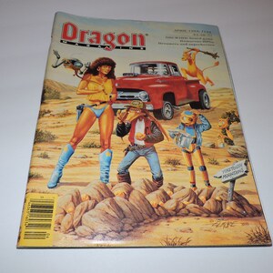DRAGON Magazine #132 Fantasy / D&D / Hobby Games April 1988