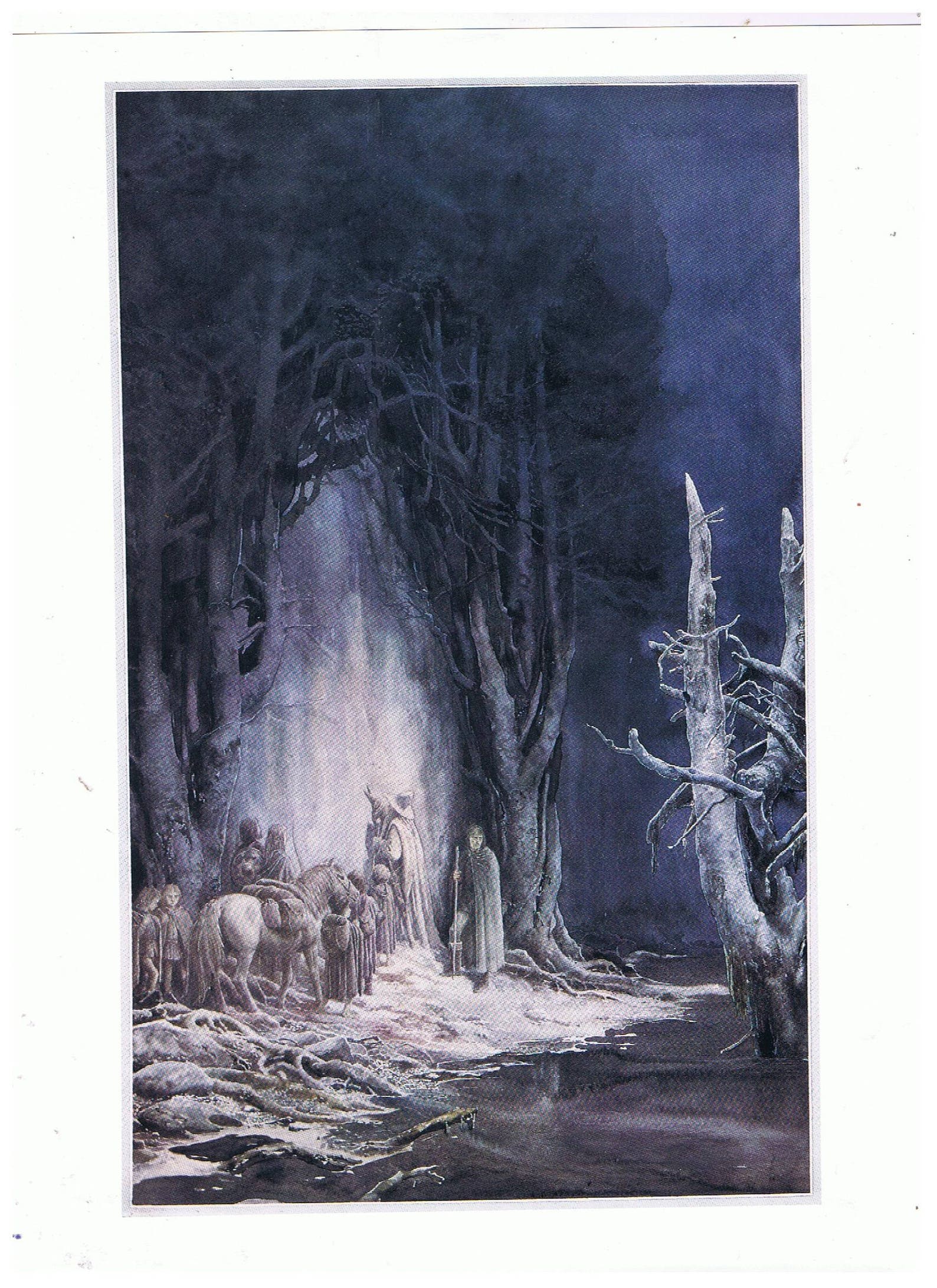 The Entrance to Moria - the Fellowship of the Ring - Vintage J.R.R ...