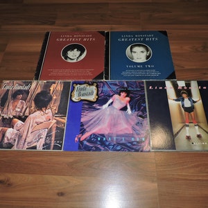 Lot of 5x Linda Ronstadt Pop Music Records Vinyl 12&quot; LP Albums