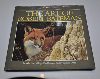 The Art Of Robert Bateman Vintage Illustrated Hardcover Book With Dust Jacket