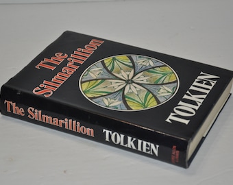 1977 Tolkien 1st Edition 1st Printing Silmarillion Hardcover Book With Dust Jacket
