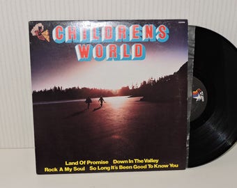 1981 Children's World CMX 908 Vintage 12" Vinyl Children's Record