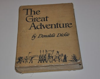 Vintage The Great Adventure Hardcover Canadian History Textbook  1951