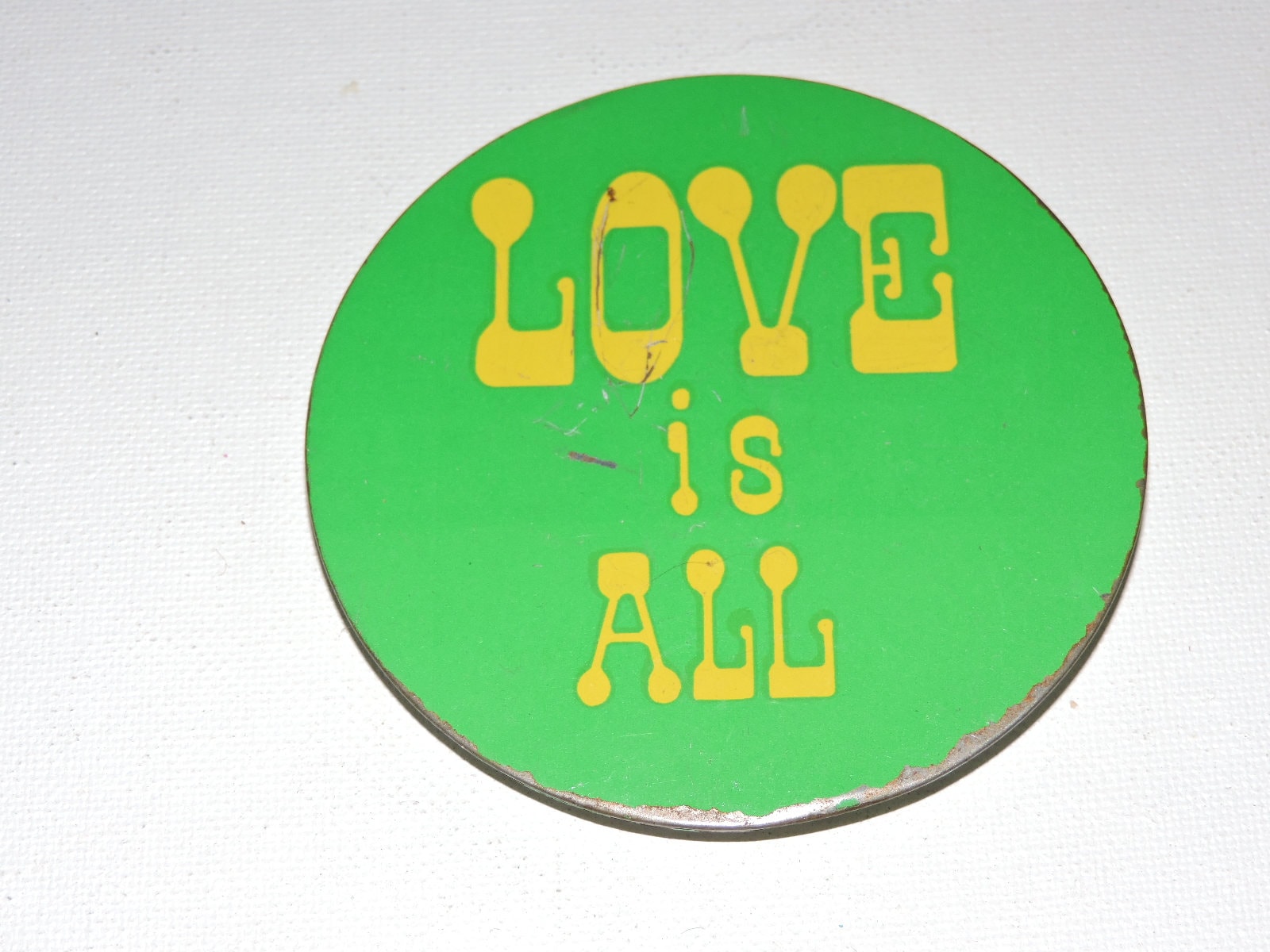 LOVE IS ALL 1970s Vintage 3 3/8