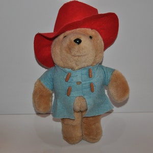 1988 Paddington Teddy Bear Soft Plush Animal Eden Toy