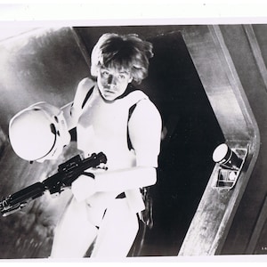 Luke in Stormtrooper Disguise Original 1977 Star Wars IV A New Hope Photo Still