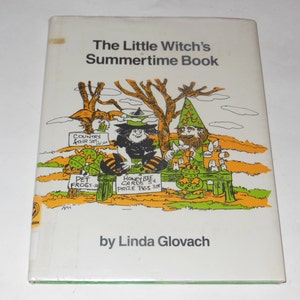 The Little Witch&#39;s Summertime Book Vintage Hardcover Children&#39;s Arts And Crafts Activity Book