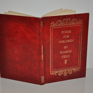 Poemas para niños Libro vintage de tapa dura