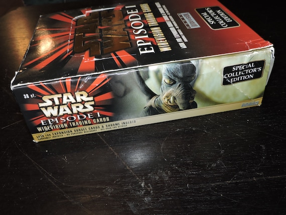 STAR WARS オリジナルコレクターカード 5 Sealed Pack of Star Wars Episode 1 Topps Widevision Special