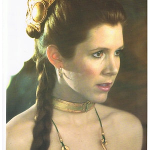 Weinlese-Prinzessin Leia Star Wars-8 &quot;x 10&quot; glänzend ungenutzte Foto-Postkarte