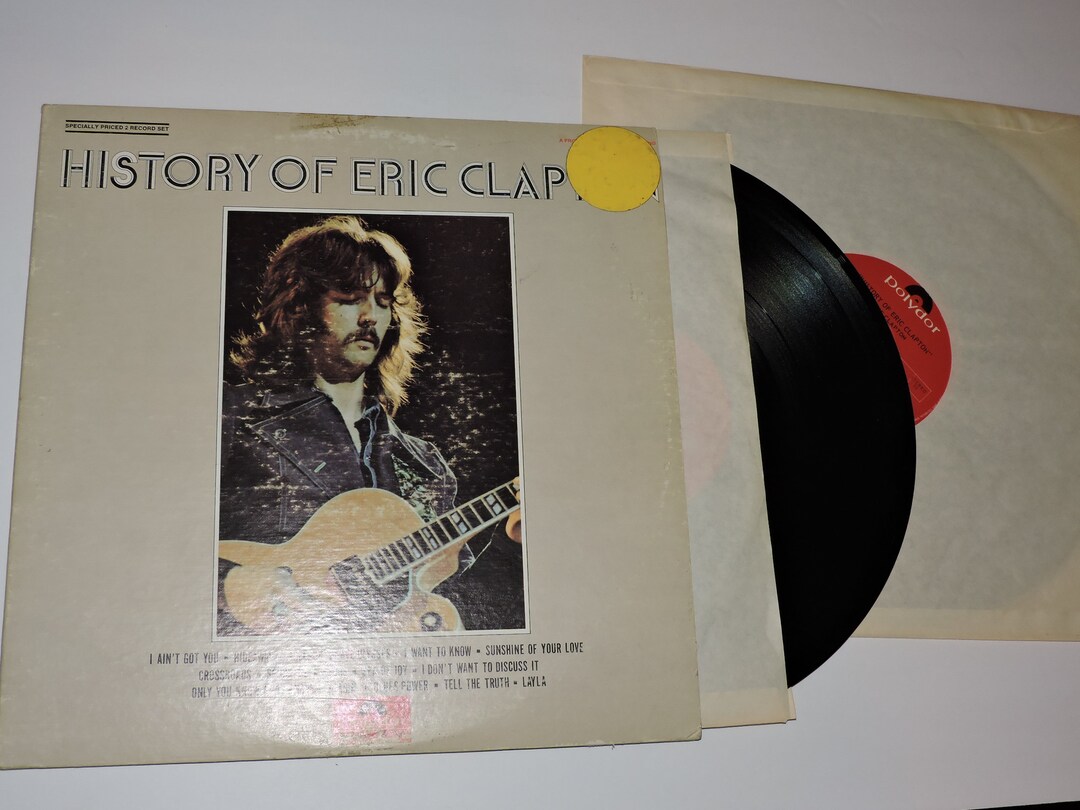 History of Eric Clapton 1972 Blues Rock Music Double LP Vinyl Record - Etsy