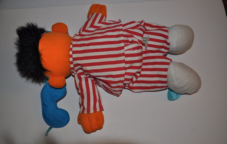 Sleep 'N Snore Ernie Vintage Talking Sesam Street Toy TYCO 1996 Talking & Singing Plüsch Puppe 18 Bild 5