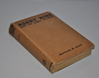 Agent neuf vintage et le bijou mystérieux : l'histoire des exploits audacieux des hommes « G ». Graham Dean, 1935 Fiction Livre à couverture rigide