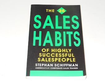 The 25 Sales Habits of Highly Successful Salespeople Softcover Book