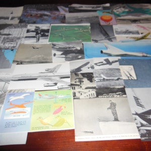 Aviones Vintage Lote de Air Craft / Vuelo / Aviones Recortes