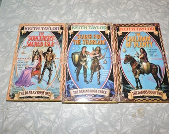 3x Los Danans: Libros n.° 1-3 de Keith Taylor Libros de tapa blanda