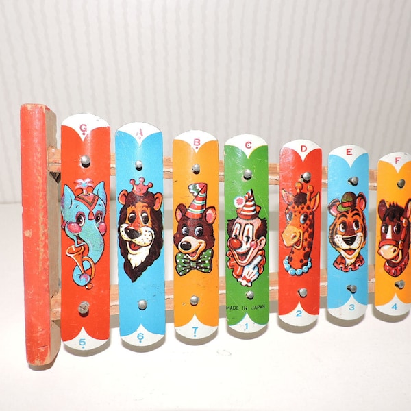Antique Xylophone Etsy