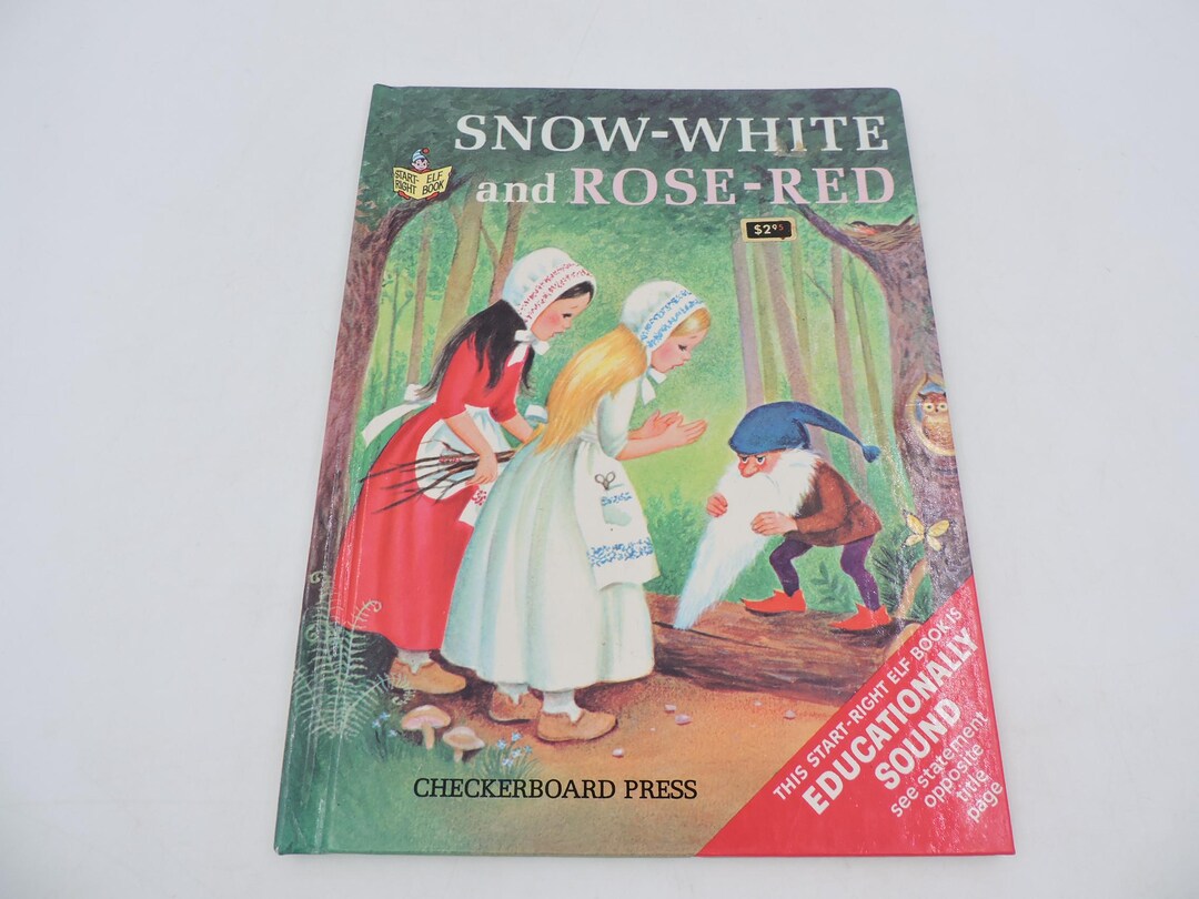 Snow White and Rose Red Vintage Hardcover Children's Book - Etsy