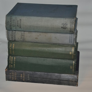 5 John Buchan Vintage Hardcover Books