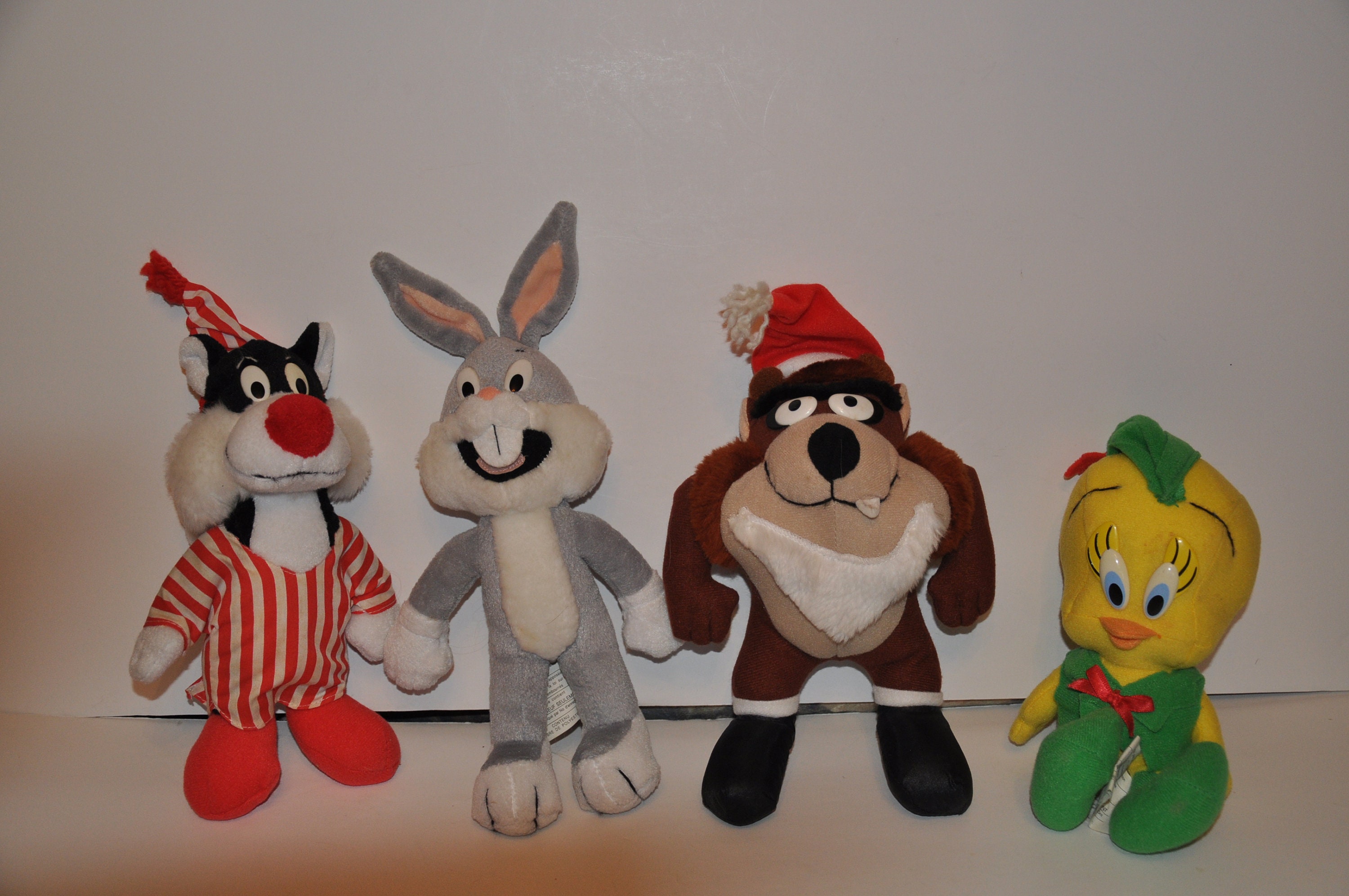 ぬいぐるみ　バッグスバニー ワーナーブラザース ヴィンテージ レトロ ヴィンテージ ぬいぐるみ ソフト ワーナーブラザーズ トイズ 4体セット